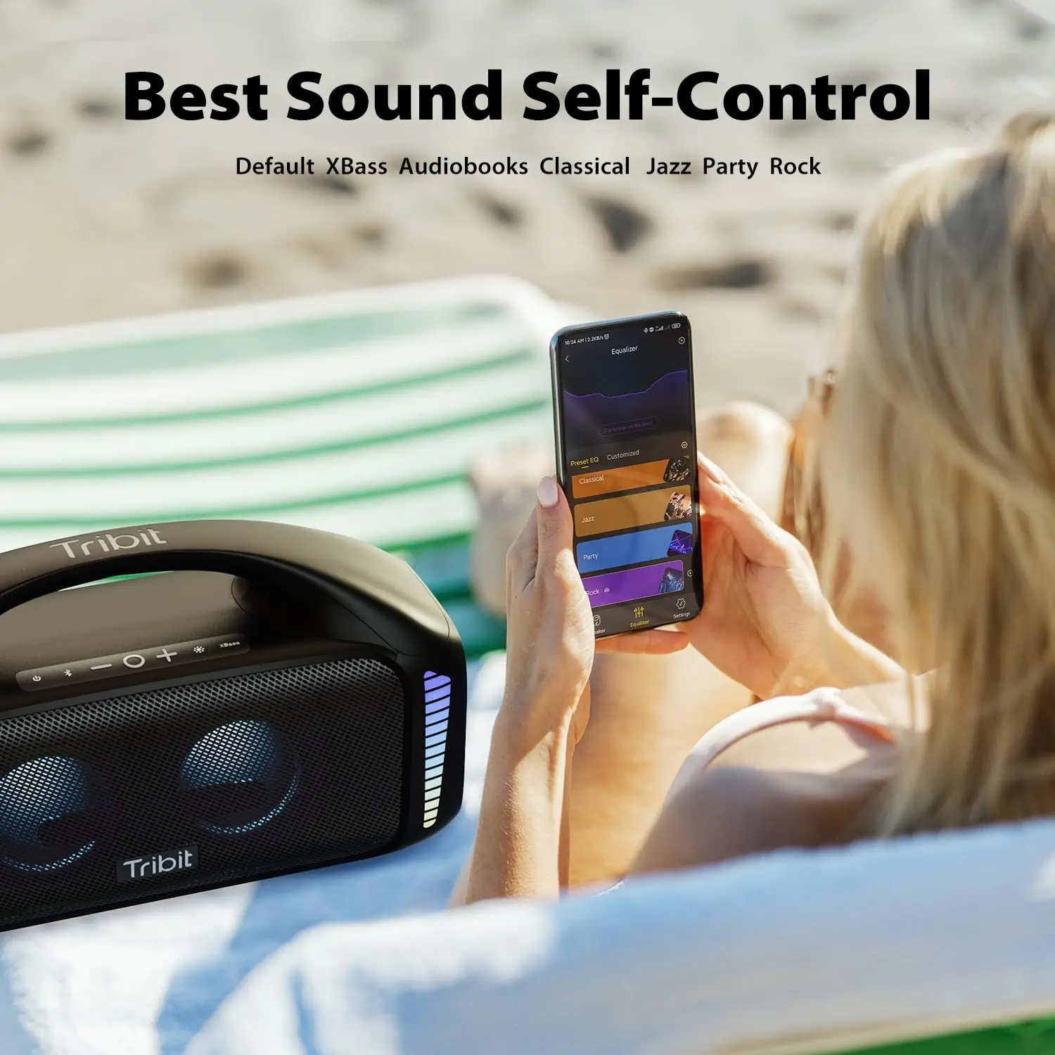 Tribit ลําโพงบลูทูธแบบพกพา 90W - Portable Bluetooth Speaker Waterproof Ipx7 บทวิจารณ์และราคา