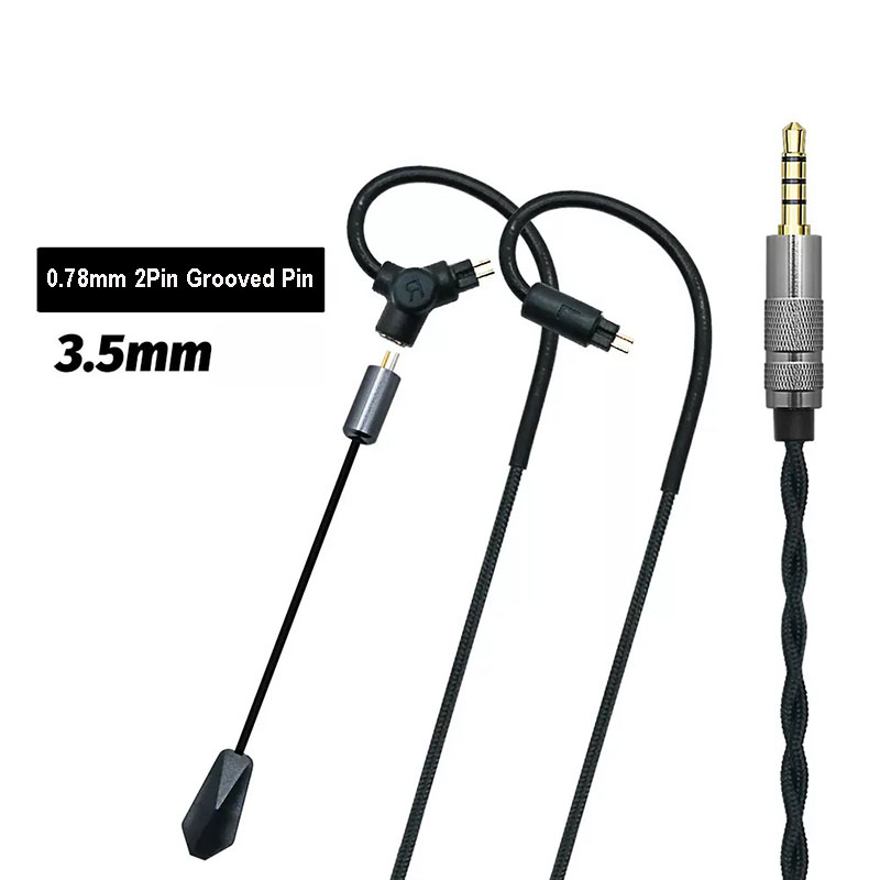 0.78 QDC MMCX สายหูฟังสำหรับเล - Type C Wired Earphones With Mic บทวิจารณ์และราคา