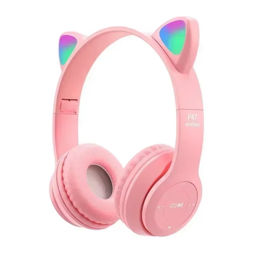 หูฟังบลูทูธไร้สาย หูฟังแบบหูแม - Cat Ear Bluetooth Headset Led บทวิจารณ์และราคา