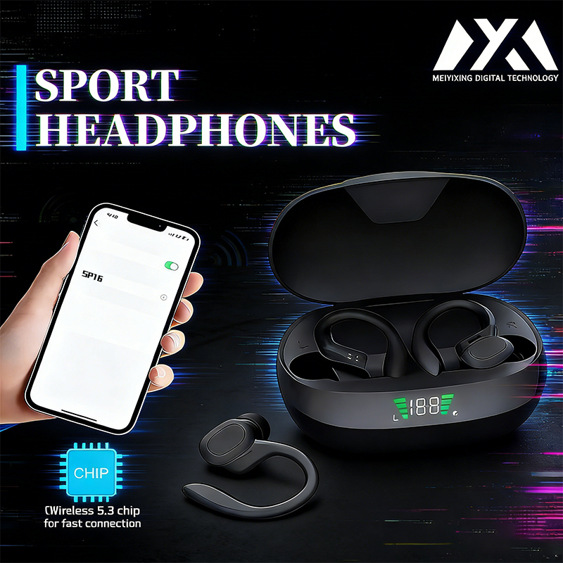 หูฟังบลูทูธแบบเกี่ยวหู SP16 ไร - Anc Wireless Over Ear Headphones บทวิจารณ์และราคา